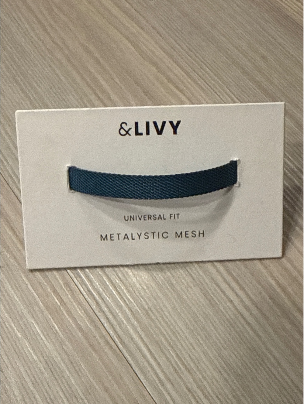 &LIVY Metalystic Mesh Universal Fit Bracelet in Sapphire Blue